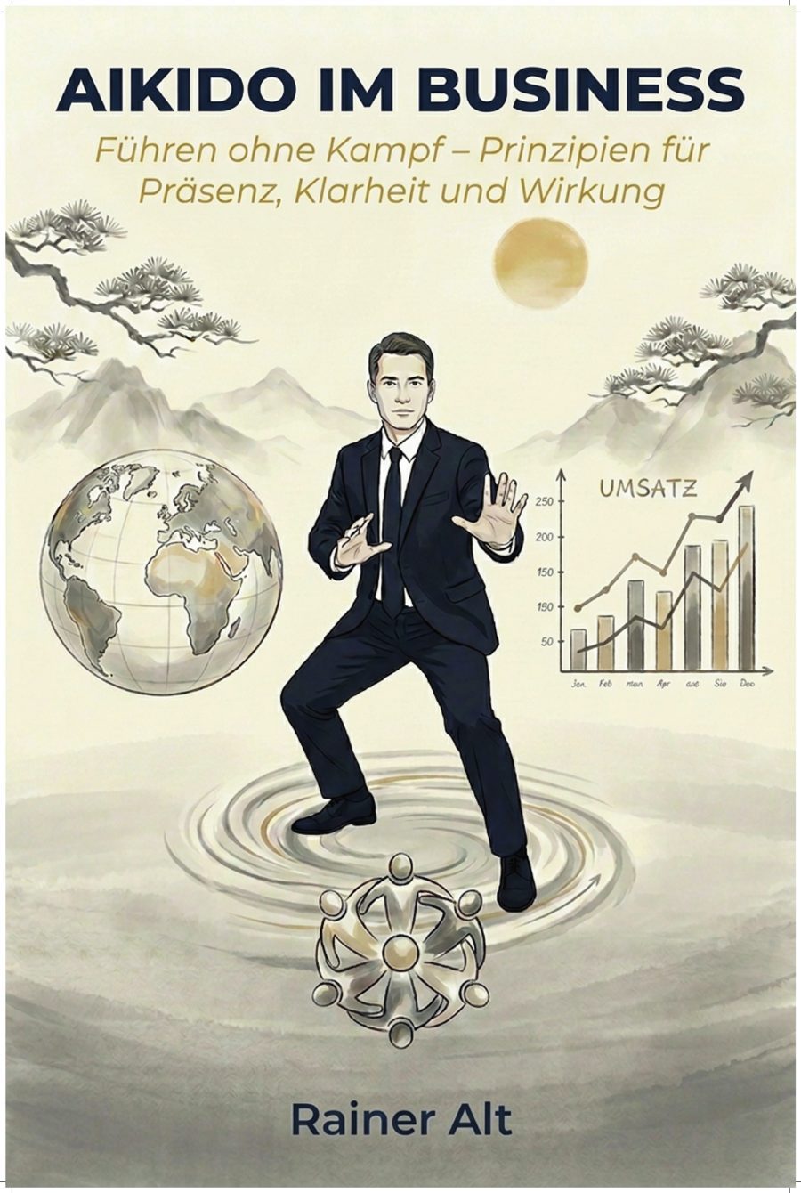 Buchcover: Aikido im Business – Führen ohne Kampf